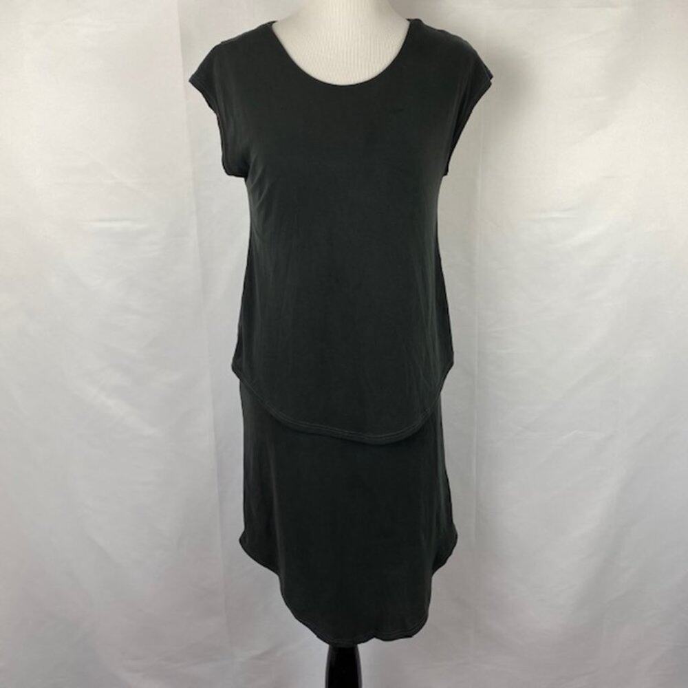 Trouve Women's Black Sleeveless Peek a Boo Back Cut Out Dress Size XS
